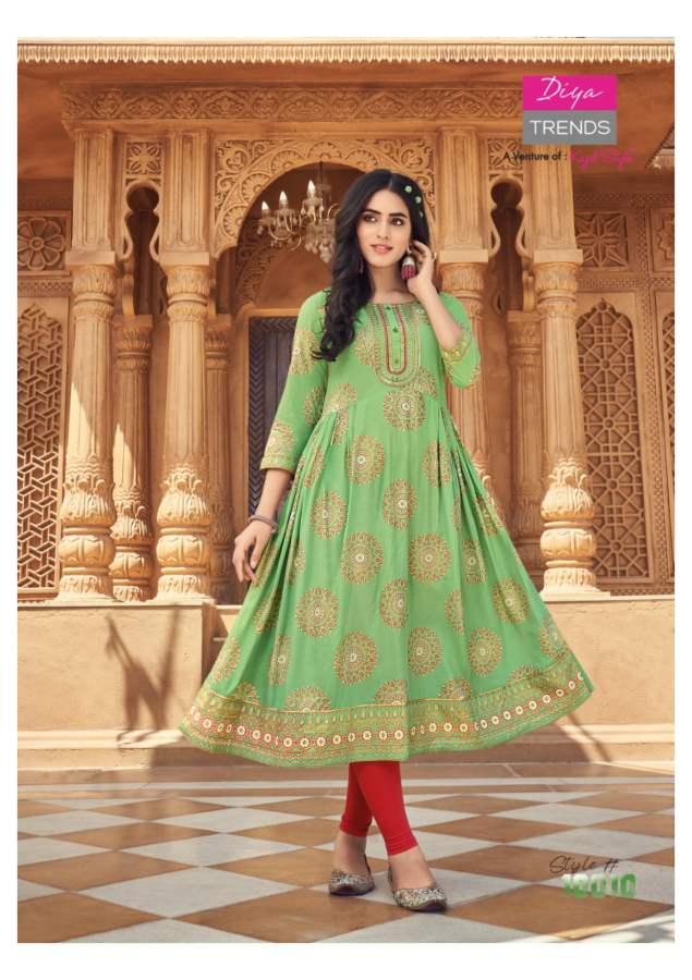 Ethnicity 10 New Latest Ethnic Wear Rayon Embroidery Kurti Collection